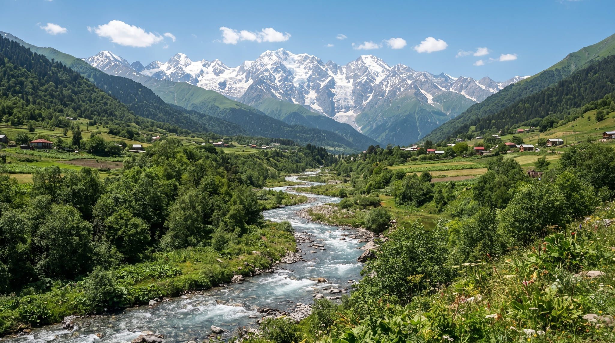 Грузинская Швейцария Рача
